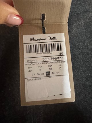 Pantalón ancho gris