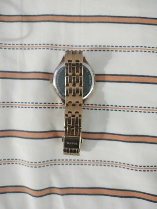 Reloj Fossil Mujer Dorado Azul