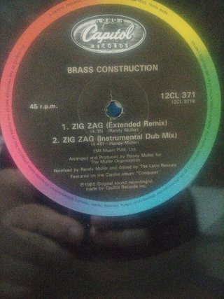 Vinilo Brass Construction - Conquest Zig Zag