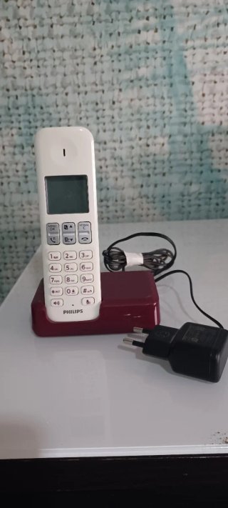 Teléfono fijo Philips blanco