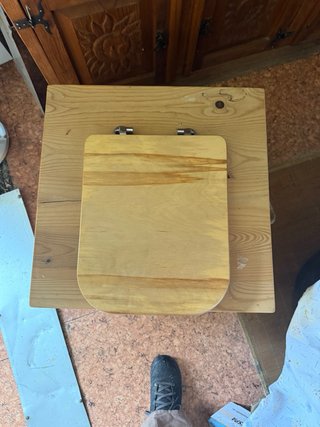 Baño Seco Madera como nuevo. Transportable