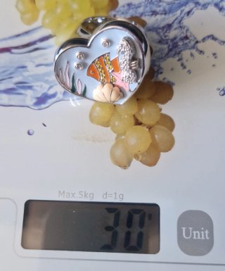 Anello Argento 925 UNA STORIA Cuore Pesce