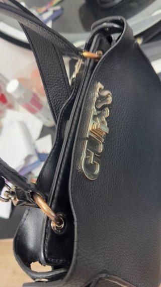 Bolso Guess Negro Usado Buen Estado Original