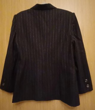 Chaqueta Americana  Gris a rayas