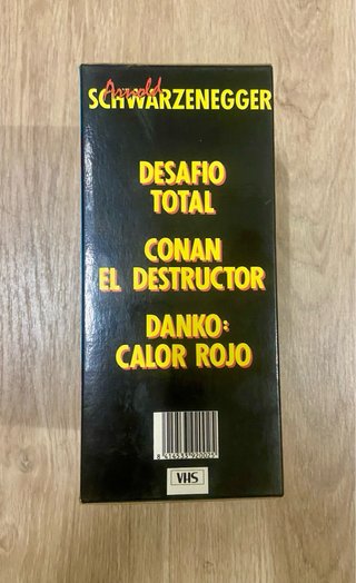 VHS En Acción Arnold Schwarzenegger