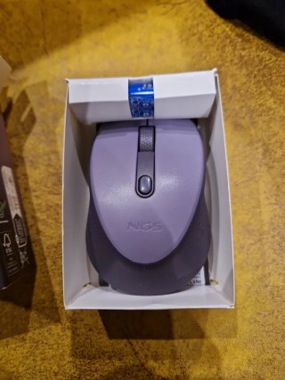 Ratón NGS Dew Lilac Inalámbrico Silencioso