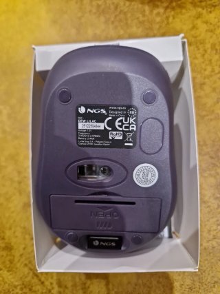 Ratón NGS Dew Lilac Inalámbrico Silencioso