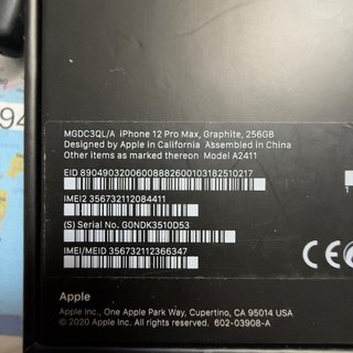iPhone 12 Pro Max Grafito como nuevo