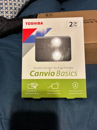 Disco Duro Externo Toshiba Canvio Basics 2TB
