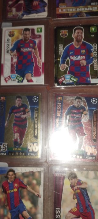 Cromos de fútbol Leo Messi