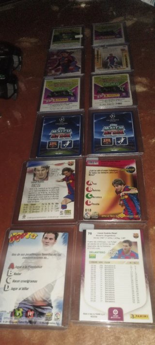 Cromos de fútbol Leo Messi