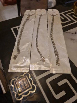 3 Pulseras Acero Inoxidable Hombre
