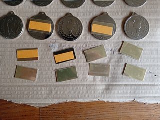 Pack 45 Medallas Metal Podio Completo / Oro Plata