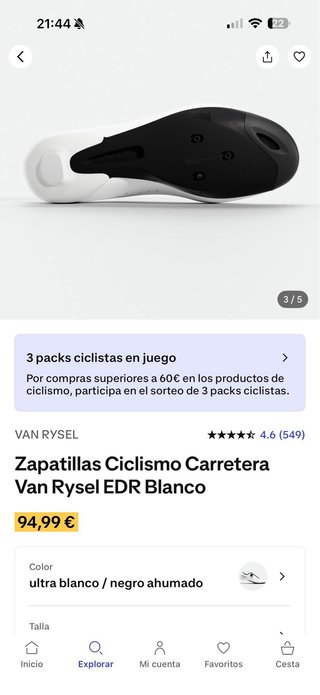 Zapatillas Ciclismo Van Rysel