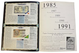 Banconote del Mondo 1991 Il Sole 24 Ore