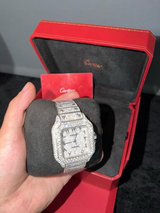 Reloj Cartier Santos Diamantes