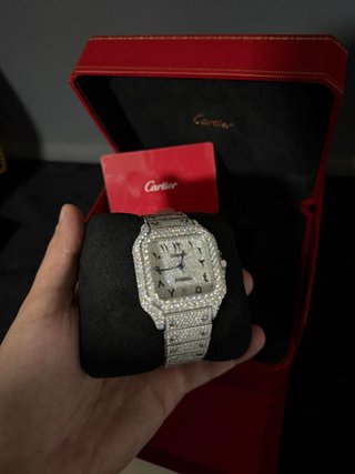 Reloj Cartier Santos Diamantes