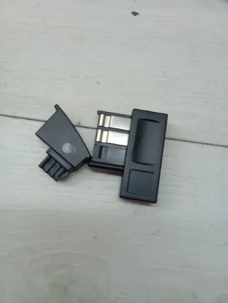 Teléfono fijo blanco