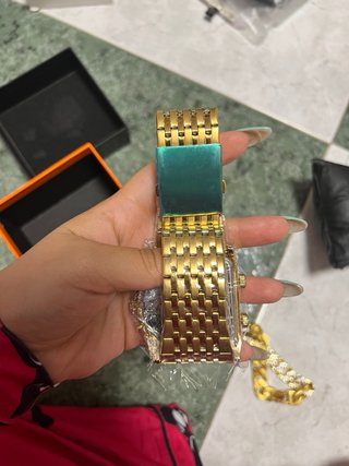 Reloj Hombre Dorado y Azul