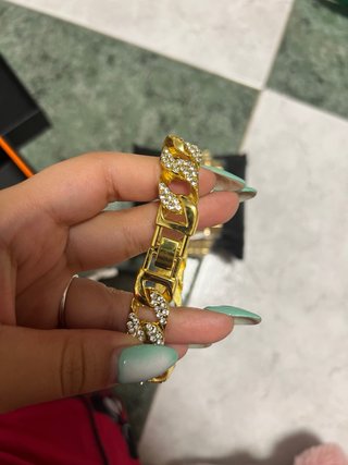 Reloj Hombre Dorado y Azul
