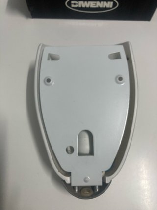 Aplique de pared cristal blanco
