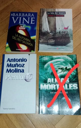 Libros variados. 3 libros 6€. Unidad 3€