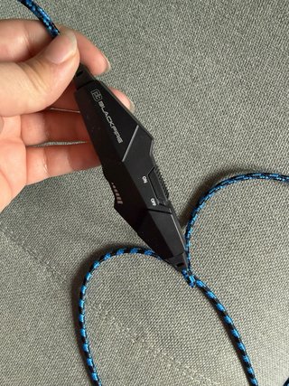 Auriculares gaming con micrófono azul Blackfire