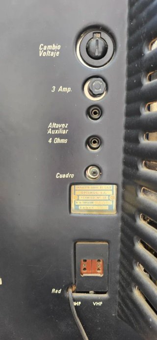Televisor antiguo OPTIMUS