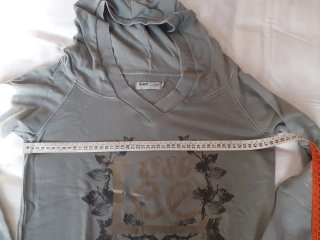 Felpa Lee donna vintage grigia taglia S