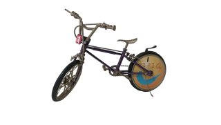 Mechero Bicicleta Vintage Morado