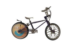 Mechero Bicicleta Vintage Morado