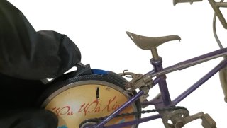 Mechero Bicicleta Vintage Morado
