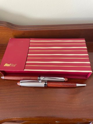 Estuche pluma y bolígrafo