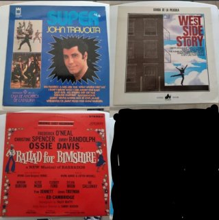 Vinili OST musicali, vari titoli