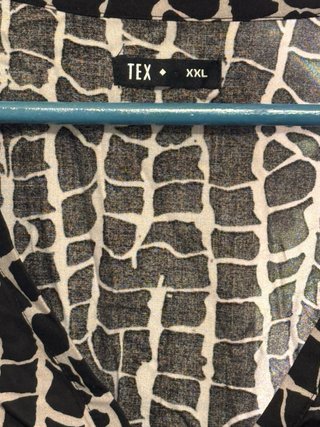 Blusa TEX Talla XXL Estampada