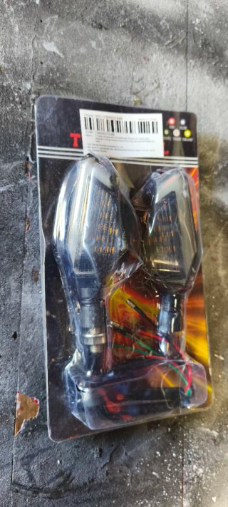 Intermitentes LED Moto Ahumados