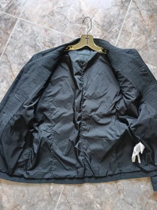 Chaqueta elegante entretiempo gris