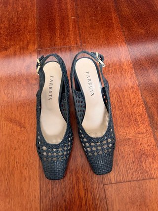 Zapatos Farrutx destalonados azul marino
