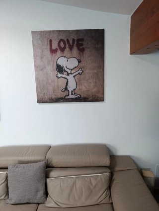 Opera Street Art Snoopy LOVE