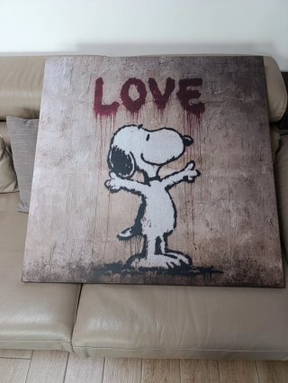 Opera Street Art Snoopy LOVE