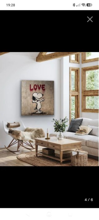 Opera Street Art Snoopy LOVE