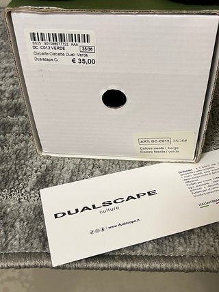 Ciabatte Dualscape Beige/Verde Tg 35/36