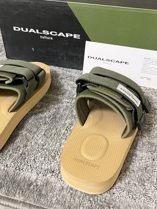 Ciabatte Dualscape Beige/Verde Tg 35/36