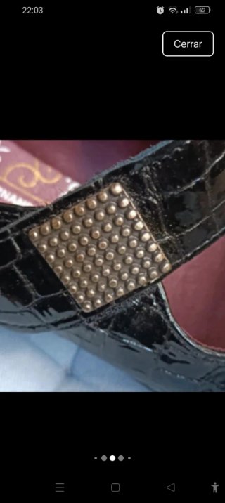 Zapatos Pitillos Negros Charol Talla 37