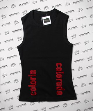 Camiseta negra sin mangas Colorín Colorado - XS/S