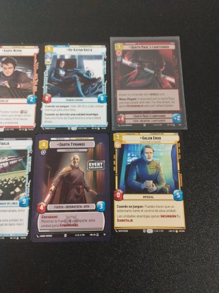 Pack 8 cartas Star Wars