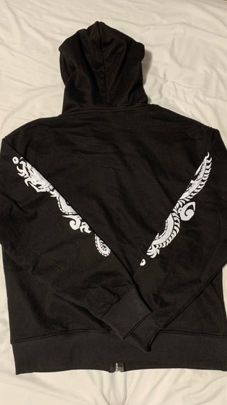Sudadera Stussy con cremallera y capucha Negra Tal