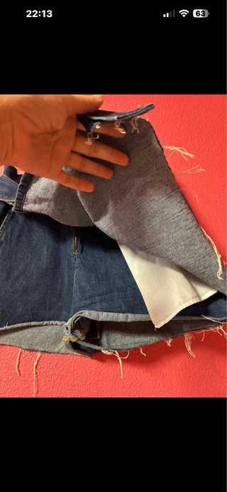 Falda pantalón vaquera Pull&Bear T.34