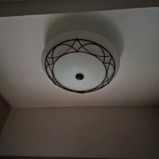 Plafón de techo forja  y cristal