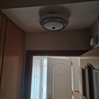 Plafón de techo forja  y cristal